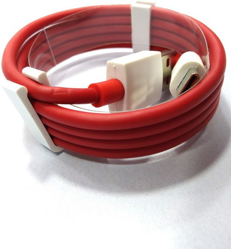 OSM USB Type C Cable 6.5 A 1.00197999999997 m Copper Braiding 18 watt type c cable realme  (Compatible with Data cable fast charging c type, Red, One Cable)