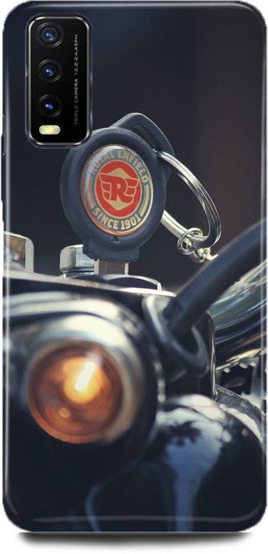 FUGGA Back Cover for Vivo Y20, V2029, ROYAL, ENFIELD, BIKE, LOVER, SPORTS, BIKE, BULLET, 350  (Multicolor, Hard Case, Pack of: 1)