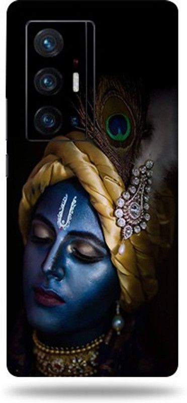 CLAXA Lord Krishna Vivo X 70 Pro plus Back Skin Guard, Lord Krishna Mobile Skin  (Lord Krishna Skin With Super matte finish)