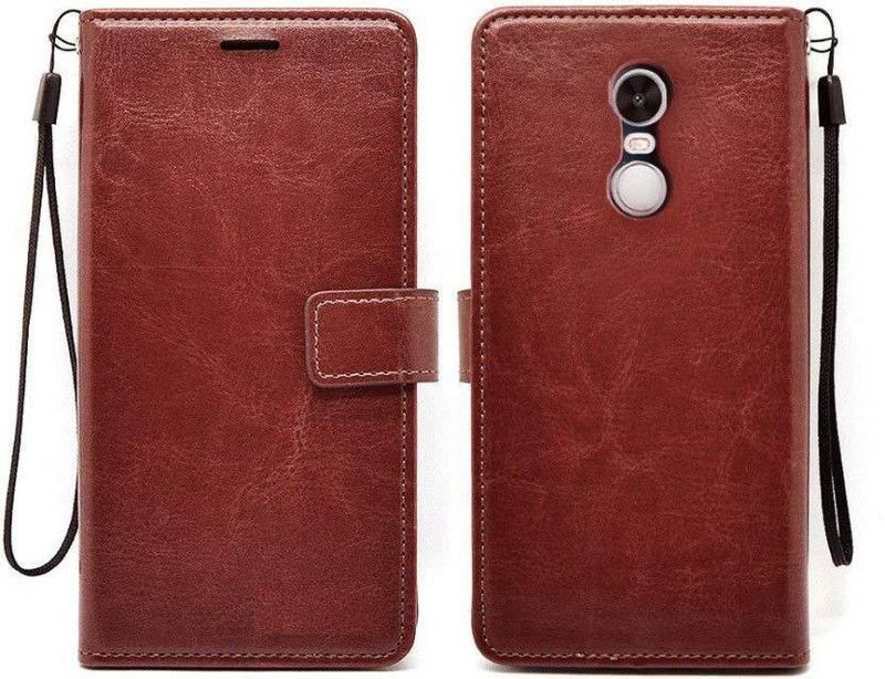 Cowboy Flip Cover for Mi Redmi Note 4X  (Brown, Grip Case, Pack of: 1)