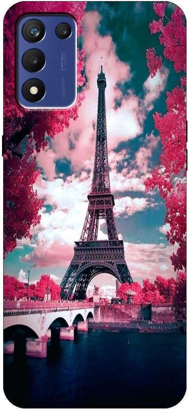 iprinto Back Cover for Realme 9 5G Speed Edition, Realme 9 5g SE eiffel tower paris Back Cover  (Multicolor, Hard Case)