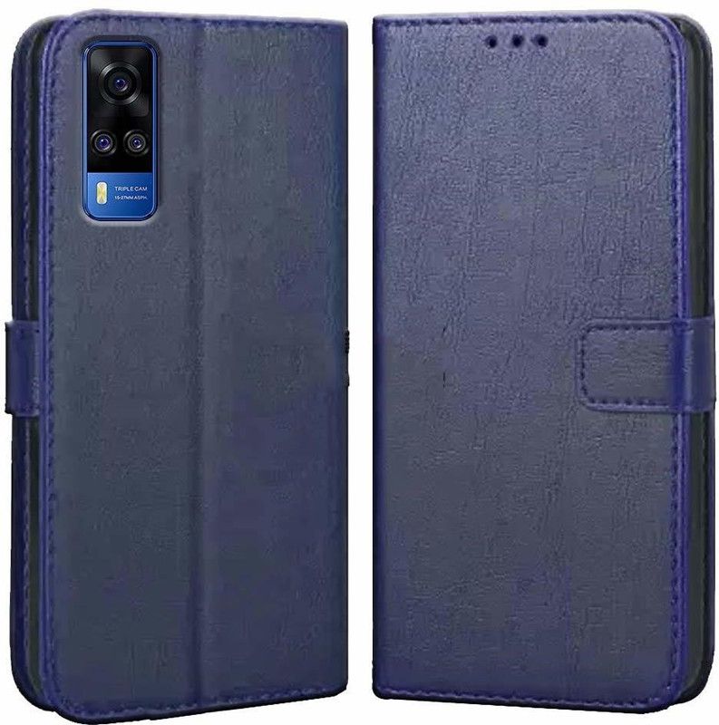 Flospy Flip Cover for Vivo Y51A  (Blue, Shock Proof, Pack of: 1)