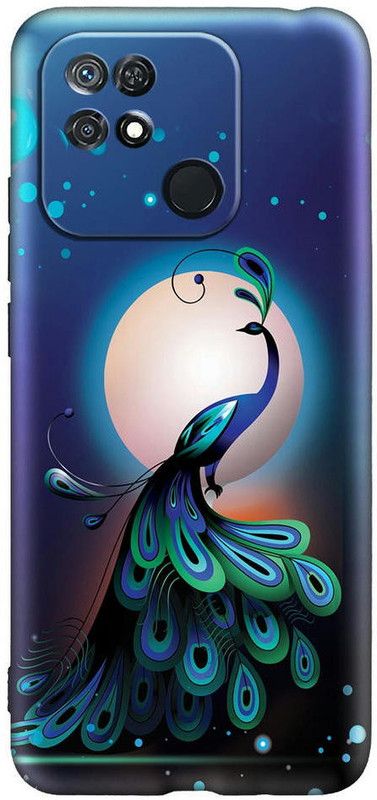 printwhiz Back Cover for Mi Redmi 10, Mi Redmi 10 Power, Mi Redmi 10c  (Black)