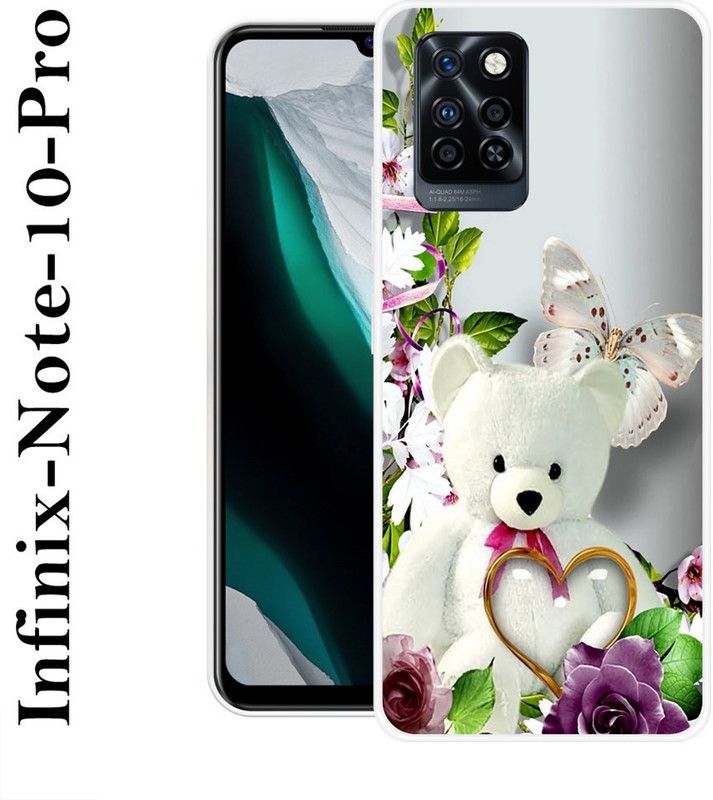 REALKING Back Cover for Infinix Note 10 Pro  (Multicolor, Silicon)
