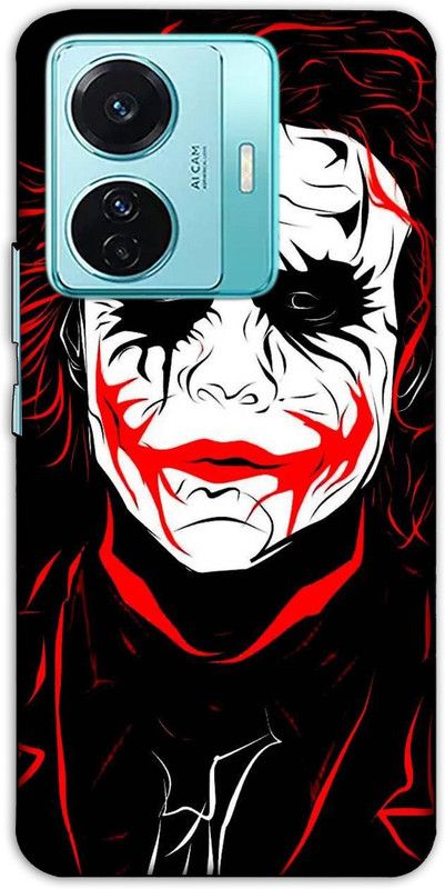 iprinto Back Cover for Vivo T1 Pro 5G, IQOO Z6 Pro 5G Joker Back Cover  (Red, Hard Case)