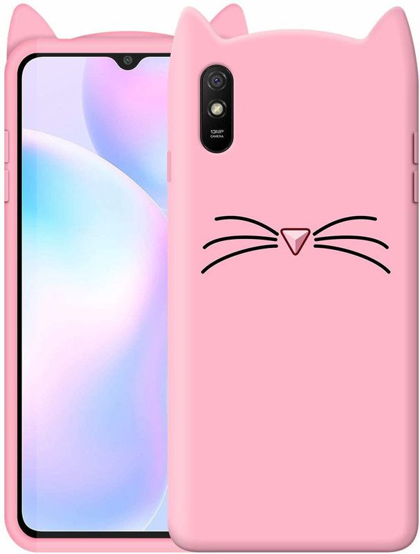 MIOW I CELL Back Cover for Xiaomi Redmi 9i  (Pink, Pack of: 1)