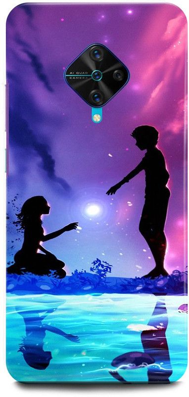 JUGGA Back Cover for Vivo S1 Pro, 1920, CUTE, COUPLE, LOVELY, COUPLE, GIRL, BOY, LOVE  (Purple, Hard Case, Pack of: 1)