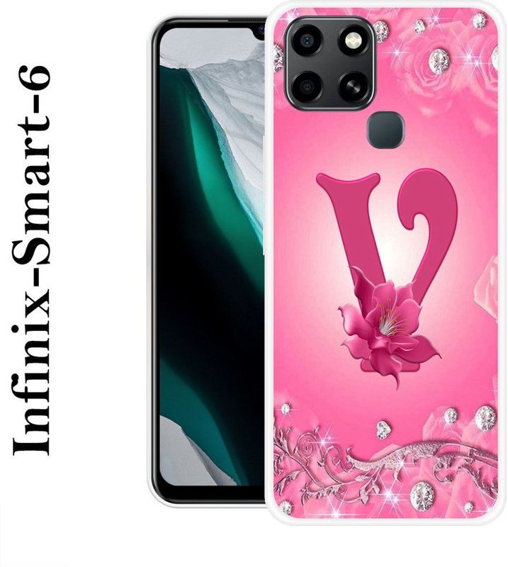 Sswastik Back Cover for Infinix Smart 6  (Pink, Grip Case, Silicon)