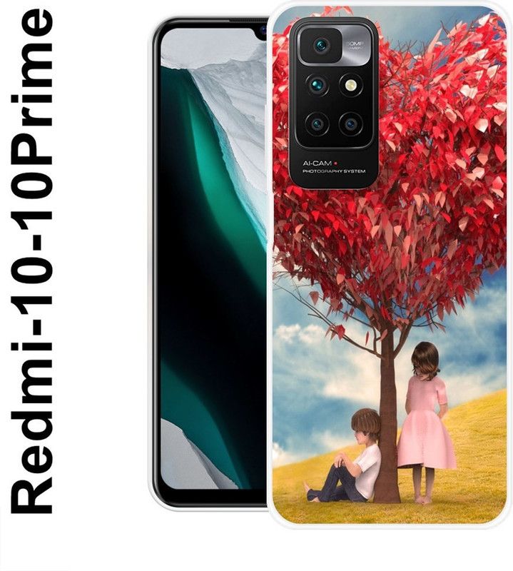 KLC Back Cover for Redmi 10 Prime  (Multicolor, Grip Case, Silicon)