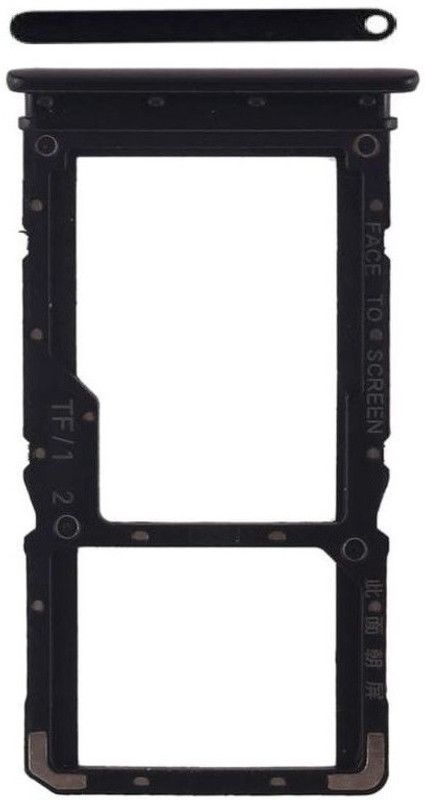 Furious3D Sim Card Tray  (Compatible With Redmi 7 - Black)