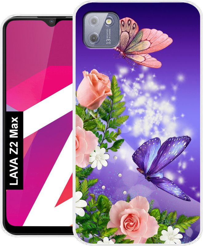 Coolcase Back Cover for Lava Z2 Max  (Multicolor, Grip Case, Silicon)