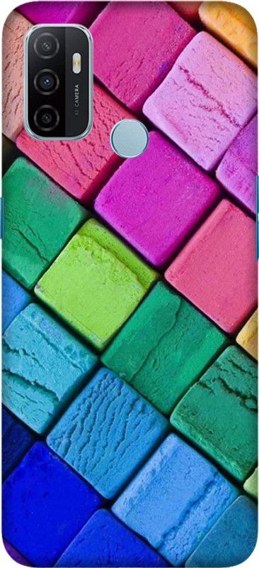 PNBEE Back Cover for Oppo A32, PDVM00 - Der Pattern Print  (Multicolor, Hard Case)