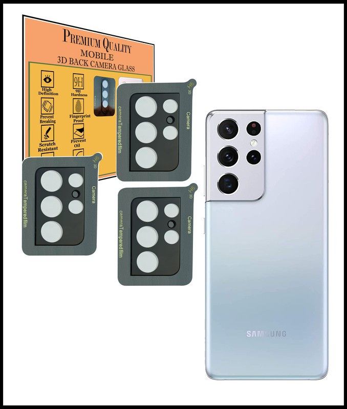 hirdesh Back Camera Lens Glass Protector for Samsung Galaxy S21 Ultra 5G  (Pack of: 3)