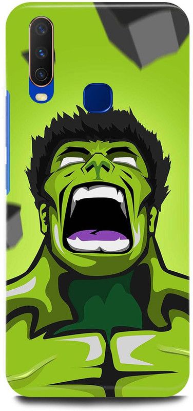 FUGGA Back Cover for Vivo Y19, 1915, HULK, AVENGER, ANGRY, HULK, AVENGERS  (Multicolor, Hard Case, Pack of: 1)