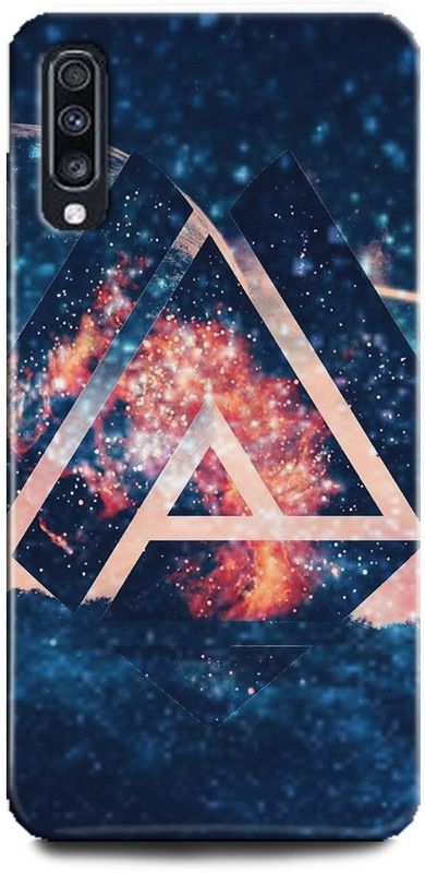 INDICRAFT Back Cover for Samsung Galaxy A70s LOGO ICE, GALAXY, SPACE, TEXTURE, ABSTRACT  (Multicolor, Shock Proof, Pack of: 1)