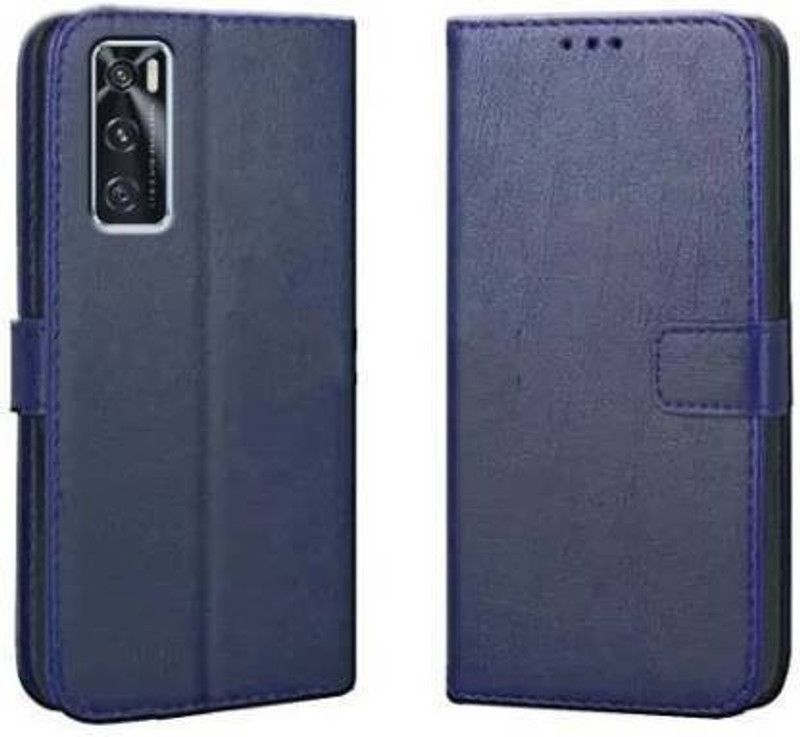 ALLNEEDS Flip Cover for ALLNEEDS Flip Cover (Blue) For VIVO V20se (360 Degree Complete Protection Vintage)  (Blue, Cases with Holder, Pack of: 1)