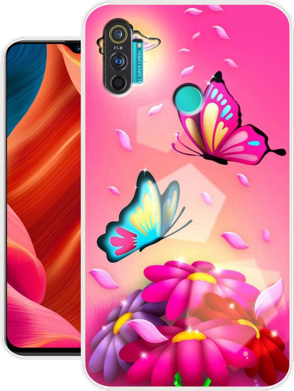Cooldone Back Cover for Realme Narzo 10A  (Multicolor, Grip Case, Silicon, Pack of: 1)