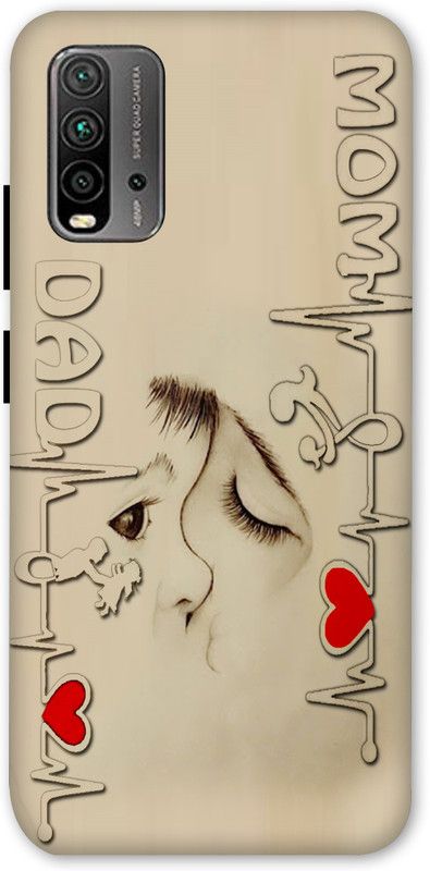 JAIBHAGWAN Back Cover for Redmi 9 Power  (Brown, Hard Case, Pack of: 1)