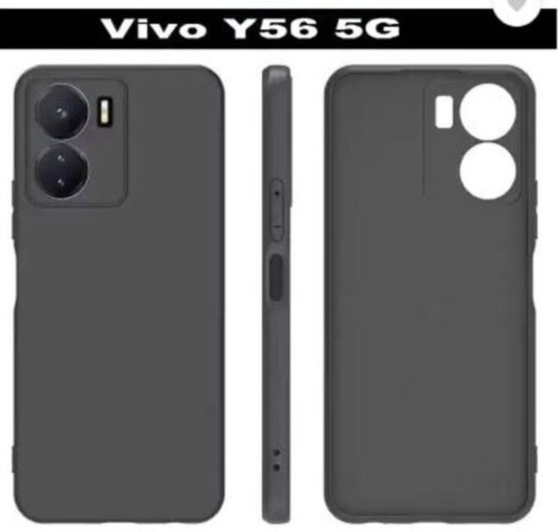 Techforce Back Cover for Vivo T2x 5G, Vivo Y16, Vivo Y56 5G, CA  (Black, Grip Case)