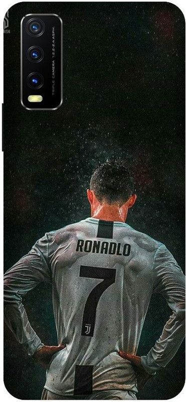 URCHIN Back Cover for Vivo Y20i Cristiano Ronaldo, Ronaldo 7, CR-7, Real Madrid, Football, Sports  (Multicolor, Shock Proof, Pack of: 1)