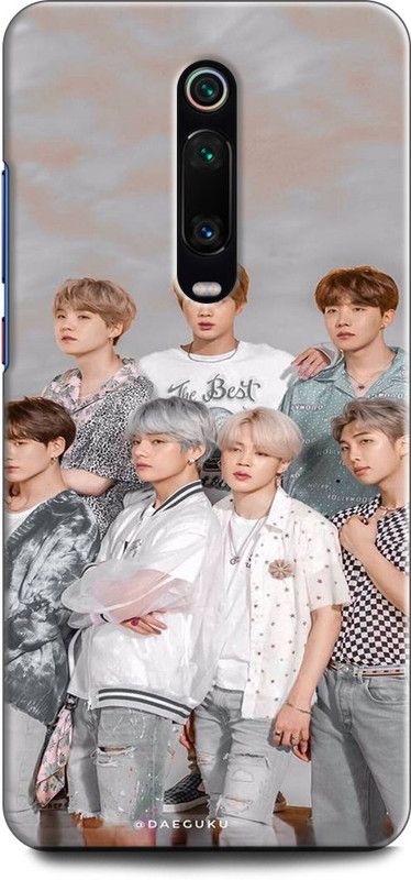 Wall Art Back Cover for Redmi K20 Pro BTS, BTS ARMY, BTS LOVE, BTS SINGERS, KOREAN MALE, BANGTAN BOYS  (Multicolor, Dual Protection, Pack of: 1)