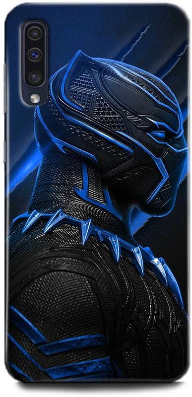 WallCraft Back Cover for Samsung Galaxy A30s BLACK PANTHER, AVENGER, MARVEL, SUPERHERO, COMIC, WAKANDA FOREVER  (Multicolor, Dual Protection, Pack of: 1)