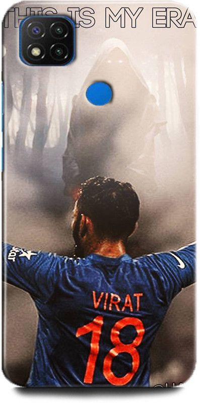 INDICRAFT Back Cover for Redmi 9, M2006C3MII VIRAT KOHLI, INDIA, CRICKETER, SPORTS  (Multicolor, Hard Case, Pack of: 1)