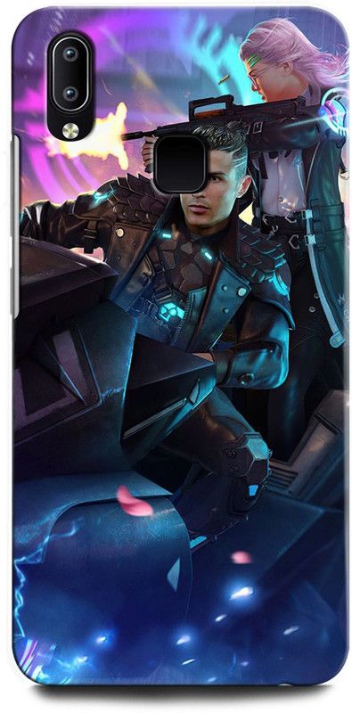 INTELLIZE Back Cover for Vivo V9 Pro 1851/PD1730DF_EX CHRONO, FREEFIRE, GAME, FREEFIRE CHARACTER  (Multicolor, Hard Case, Pack of: 1)