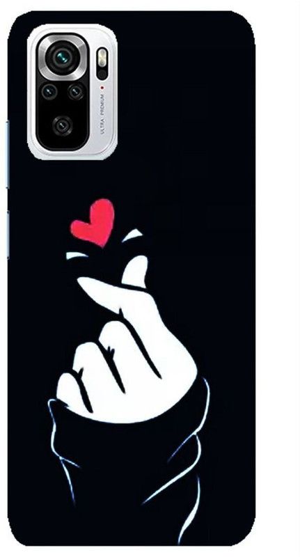 KIZIN Back Cover for Mi Redmi Note 10, Mi Redmi Note 10S, Redmi Note 11 SE  (Black, White)