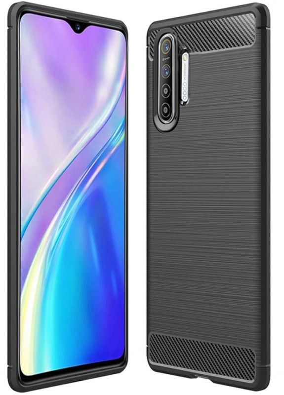 MOBIWIN Back Cover for Realme XT  (Black, Grip Case, Pack of: 1)