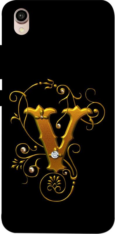 BIMBLE Back Cover for Vivo Y91i, Vivo Y90  (Black, Gold, Hard Case, Pack of: 1)