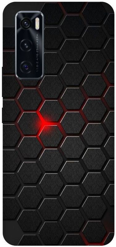 URCHIN Back Cover for Vivo V20SE abstract, texture, wall, colours, simple  (Multicolor, Shock Proof, Pack of: 1)