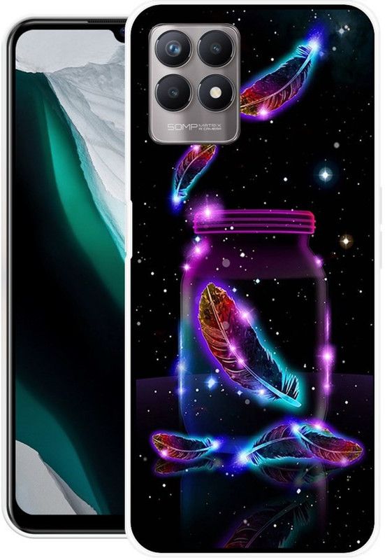 Vaultcase Back Cover for Realme 8i  (Multicolor, Dual Protection, Silicon)