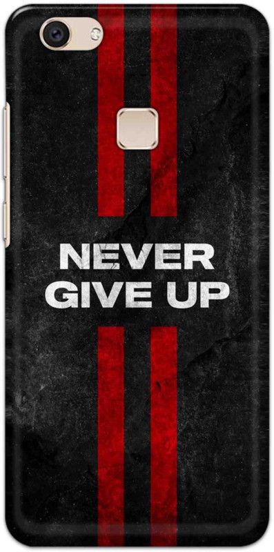 NDCOM Back Cover for Vivo V7 Plus Never Give Up Printed  (Multicolor, Hard Case, Pack of: 1)