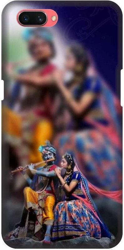 URCHIN Back Cover for Oppo A3s Radha Krishna, Krishna and radha, Krishna, God  (Multicolor, Shock Proof, Pack of: 1)