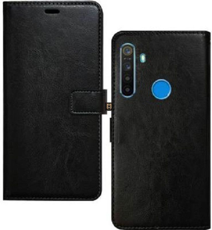 MagicHub Flip Cover for Realme 5 Pro  (Black)