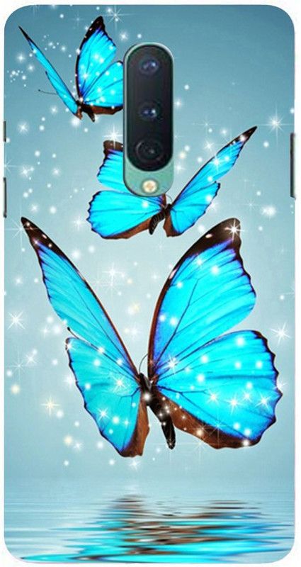 LAKHDATAAR Back Cover for ONE PLUS 8  (Blue, Waterproof, Silicon, Pack of: 1)
