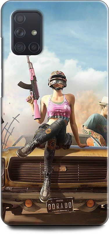 Afterglow Back Cover for SAMSUNG Galaxy A71 PUBG, KAR98, PUBG LOVER, PUBG GAME, PUBG LOVE, CHICKEN DINNER  (Multicolor, Shock Proof)