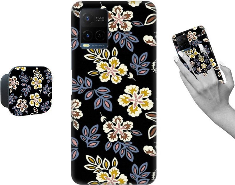 Coberta® Back Cover for Vivo Y21  (Multicolor, Cases with Holder, Pack of: 1)
