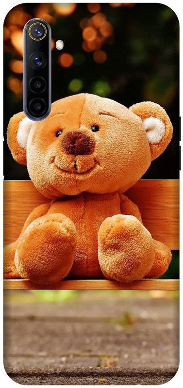 URCHIN Back Cover for Realme 6 pro teddy bear, love, cute, I love you, cute teddy, miss you  (Multicolor, Shock Proof, Pack of: 1)