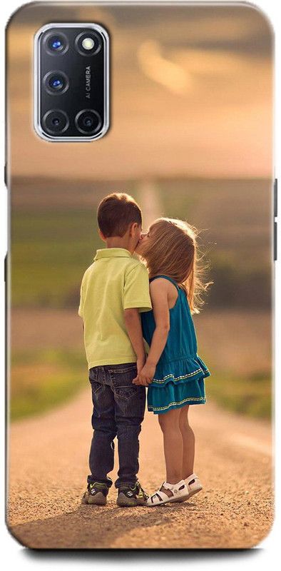 WallCraft Back Cover for OPPO A52, CPH2061 LOVE, SWEET COUPLE, CUTWE KIDS, GIRL, BOY, TOGETHER  (Multicolor, Dual Protection, Pack of: 1)