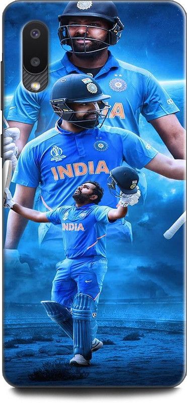 Afterglow Back Cover for SAMSUNG Galaxy M02 HITMAN, ROHIT SHARMA, CRICKET, SHARMA JI KA LONDA  (Multicolor, Shock Proof, Pack of: 1)