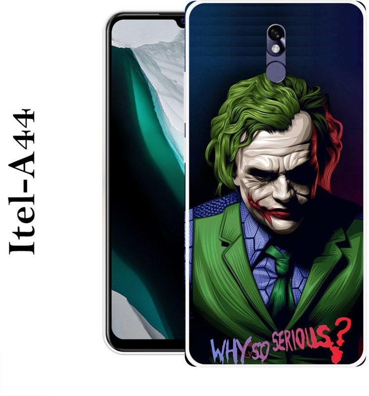 REALKING Back Cover for Itel A44  (Multicolor, Silicon)