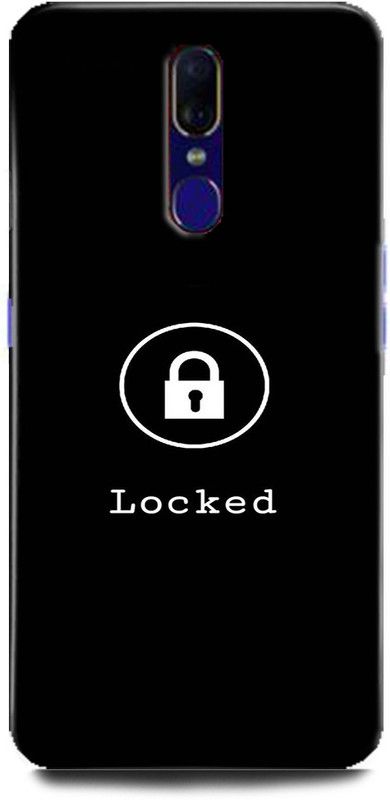 Afterglow Back Cover for Oppo F11 LOCKED, BLACK,GALAXY,HATE,LOCK,PLUS,TEXT  (Multicolor, Shock Proof, Pack of: 1)