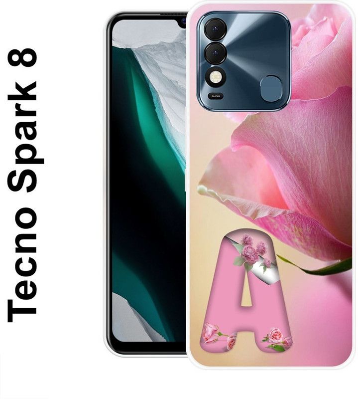 SUPER CASE Back Cover for Tecno Spark 8  (Multicolor, Grip Case, Silicon)