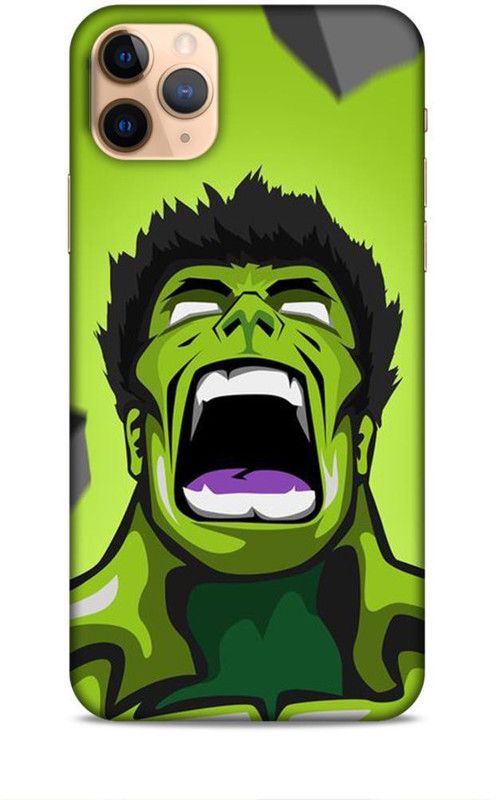 Trinetra Back Cover for Apple iPhone 11 Pro (Hulk / Marvel / Avengers / Superhero)  (Black, Hard Case, Pack of: 1)