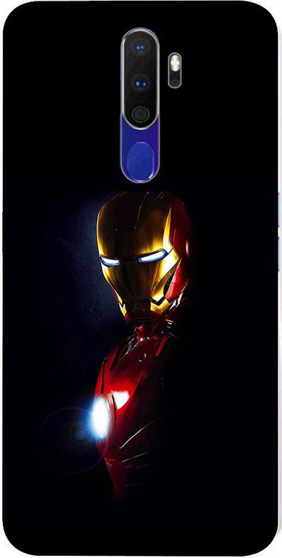 METOO Back Cover for Oppo A9 2020A9 2020, Iron Man Design Back Cover Print : 94  (Multicolor, Dual Protection, Silicon, Pack of: 1)