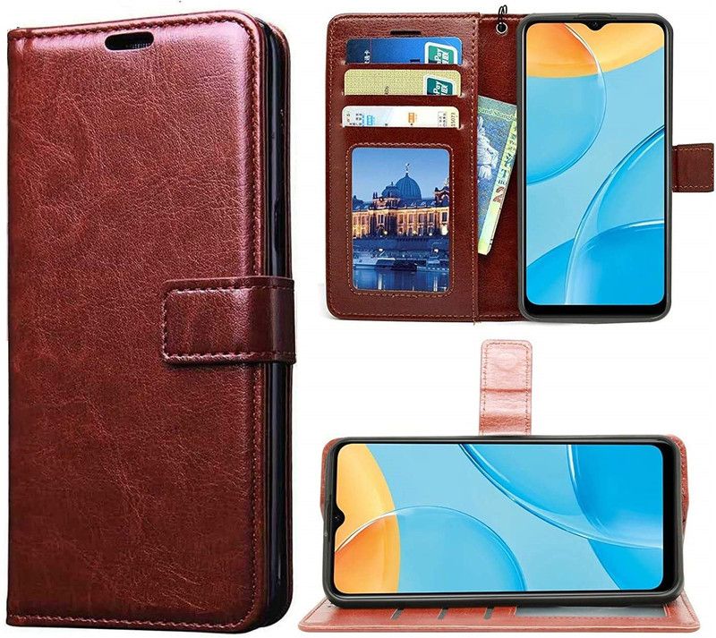 AutoPack Flip Cover for POCO X3 Pro (6 GB / 128 GB ROM)  (Brown, Grip Case, Pack of: 1)