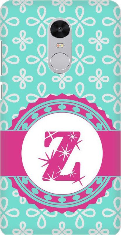 Coberta Case Back Cover for Mi Redmi Note 4 Pink Alphabet Z Design Back Case For Rd Note 4 By Coberta  (Multicolor)