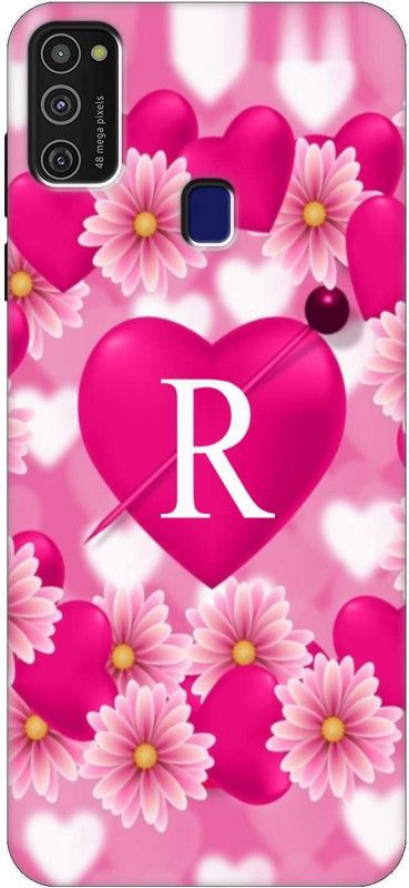 Caseroy Back Cover for Samsung Galaxy M30s  (Pink, White, Silicon, Pack of: 1)